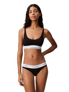 Calvin Klein Women's Black Modern Cotton Thong
