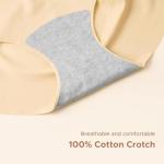 Innersy Women's Seamless No Show Hipster Panties 5-Pack