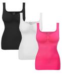 Tummy Control Shapewear Tank Tops 3-Pack