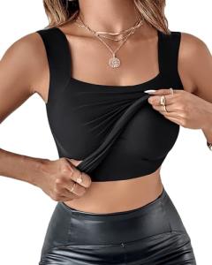 Chicme Women's Padded U Neck Shapewear Camisole