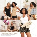 Shapewear Camisole with Built-In Bra for Women