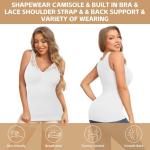 Shapewear Camisole with Built-In Bra for Women