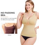 Beige Seamless Tummy Control Shapewear Tank Top