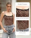Leopard Print Lace Bodysuit with Tummy Control