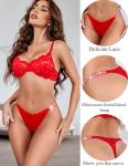 Avidlove Cheeky Lace Thong Panties - 3 Pack
