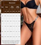 Avidlove Cheeky Lace Thong Panties - 3 Pack