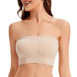 Wireless Strapless Bandeau Bra with Silicone Grip