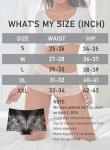 ALL OF SHE Lace Boy Shorts Sexy Cheeky Panties Breathable Womens Underwear Stretch Cotton Waistband Underwear Women 5 Pack