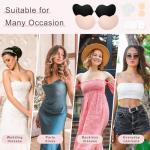 Stick-On Push-Up Bra with Nipple Covers – 2 Pairs