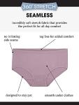 Fruit of the Loom Women's Seamless No Show Briefs
