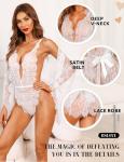 RSLOVE Women’s Lace Bridal Lingerie Set