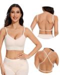 Low Back Seamless Bralette - Multiway Halter Bra