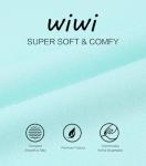 Aqua Bamboo Slip Nightgown with Spaghetti Straps