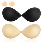Sticky Push Up Bra 2 Pack with Nipple Covers