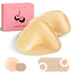 Beige Sticky Push-Up Bra Pads, 15PCS Set