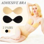 Sticky Push Up Bra 2 Pack with Nipple Covers