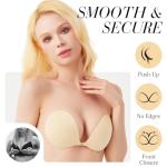 Sticky Push Up Bra 2 Pack with Nipple Covers