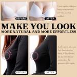 Beige Sticky Push-Up Bra Pads, 15PCS Set