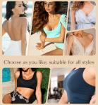 Beige Sticky Push-Up Bra Pads, 15PCS Set