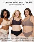 Horisun Wireless Seamless Push-Up Bra - Nude X-Large