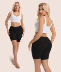 Yeblues 4 Pack Women's Cotton Boyshorts - Black