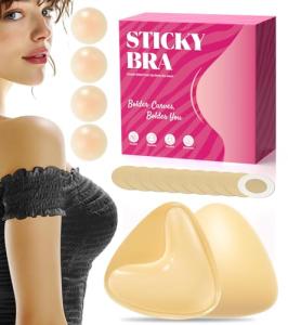 Push Up Sticky Bra Inserts with Nipple Covers