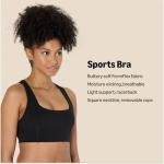 Buttery Soft Light Support Square Neck Sports Bra