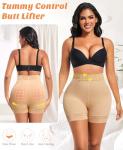 Butt Lifting Lace Boyshorts with Padded Cups