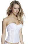 Dominique Women’s Lace Longline Strapless Corset Bra