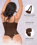 SHAPELLX Women's Tummy Control Thong Bodysuit