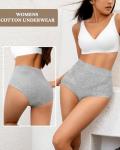 High Waisted Cotton Shaping Panties for Women