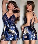 Avidlove Satin Lace Nightgown Babydoll Lingerie