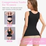 Lace V Neck Tummy Control Shapewear Camisole