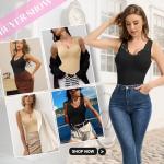 Lace V Neck Tummy Control Shapewear Camisole