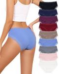 LEVAO Women's Lace Cheeky Bikini Panties 9 Pack
