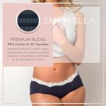 Emprella 5-Piece Seamless Cotton Cheeky Panty Set