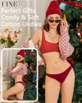 6 Pack Cute Cotton Bikini Panties for Women