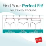 Hanes Girls' Assorted Stretch Cotton Big Briefs