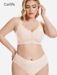 Gailife Wireless V Neck Full Coverage Bra 3XL