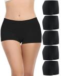 Begrily Women's Seamless Boy Shorts 5-Pack