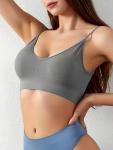 4 Pack Women's Seamless Bralettes with Padded Cups