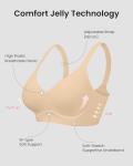 Horisun Seamless Wireless Push-Up Bra for Women