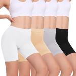 Cotton Boxer Shorts - Anti-Chafing Boyshorts 4-Pack