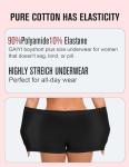 Plus Size High Waisted Boyshorts 4 Pack