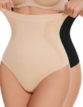 High Waist Tummy Control Thong Shapewear