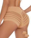 WOWENY Seamless Tummy Control Mesh Briefs - 2 Pack