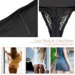 Lacy High-Waisted Tummy Control Shaping Thong