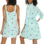 Sexy V-Neck Lace Nightgown and Robe Set