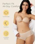 Niidor Reusable Strapless Silicone Adhesive Bra