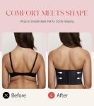 Lemorosy Plus Size Strapless Longline Bra